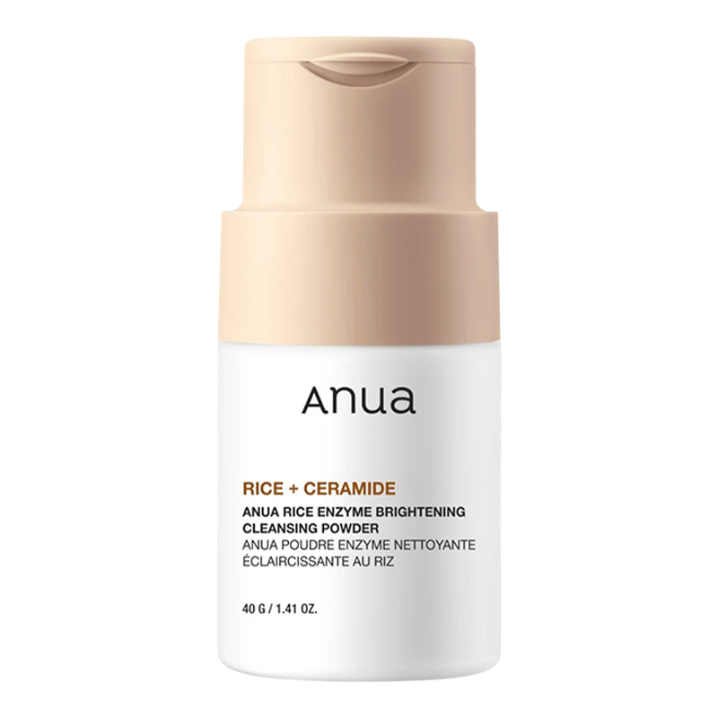 ANUA Rice Enzyme Brightening Cleansing Powder 40 g, limpiador facial coreano en polvo con arroz y enzimas para una exfoliación suave
