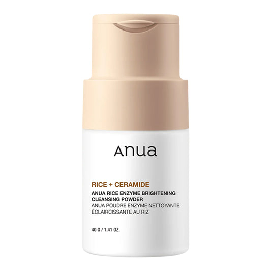 ANUA Rice Enzyme Brightening Cleansing Powder 40 g, limpiador facial coreano en polvo con arroz y enzimas para una exfoliación suave