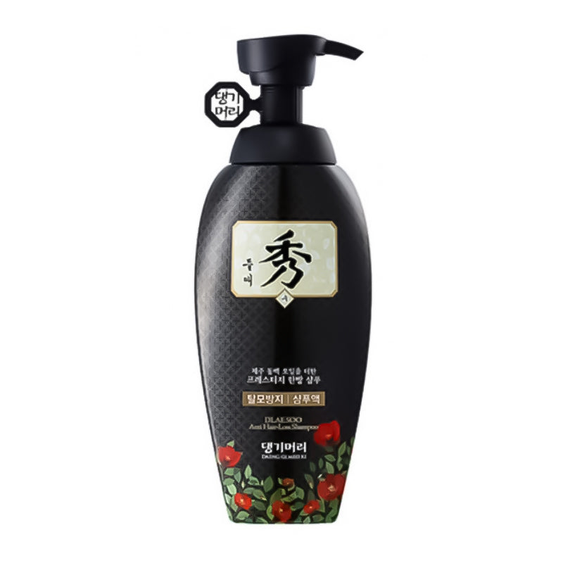 DAENG GI MEO RI Dlae Soo Hair Loss Care Shampoo 400 ml, champú coreano con ginseng para cabello debilitado y con tendencia a la caída