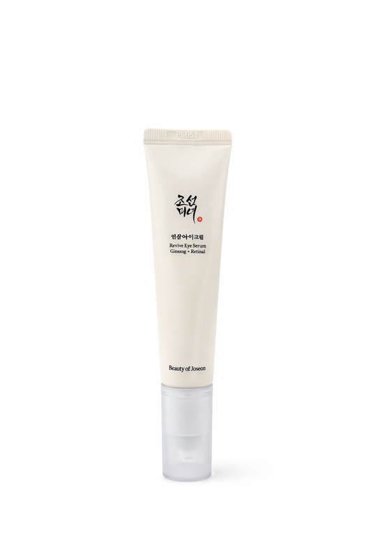 Sérum contorno de ojos BEAUTY OF JOSEON Ginseng Retinal Revive con ginseng y retinal para mejorar arrugas y firmeza