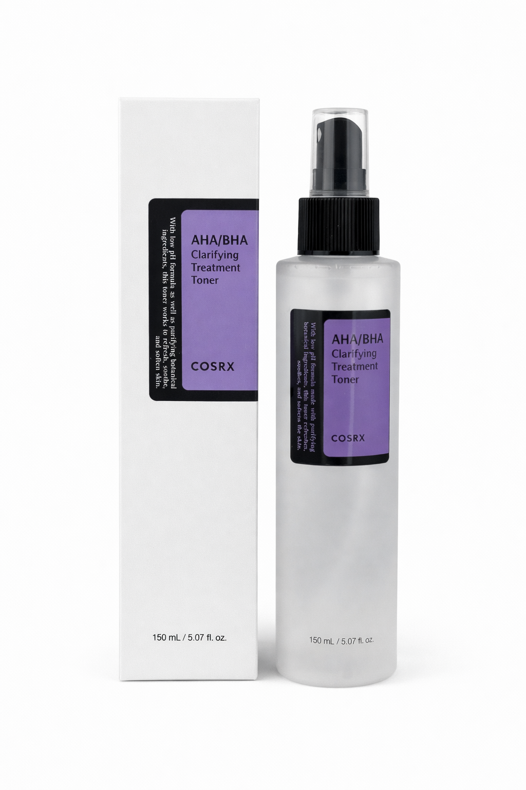 Tónico exfoliante con AHA y BHA de COSRX para limpiar poros y mejorar la textura de la piel