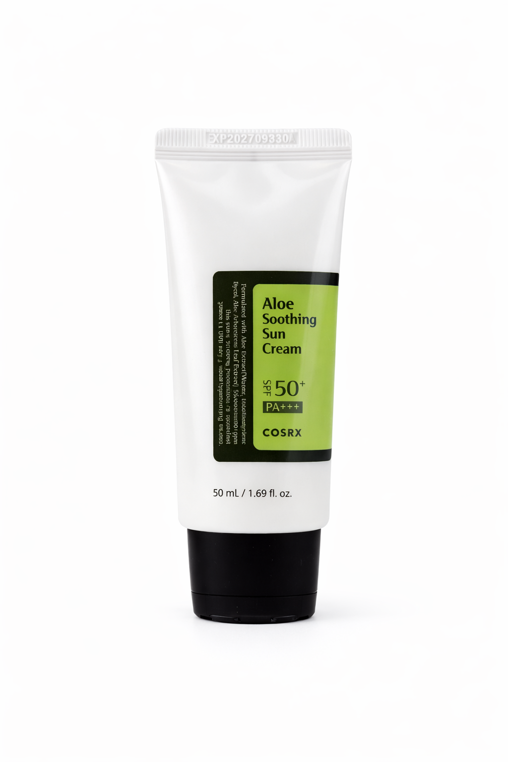 Protector solar COSRX con aloe vera SPF50+ PA+++ que hidrata, calma la piel y protege eficazmente contra los rayos UV