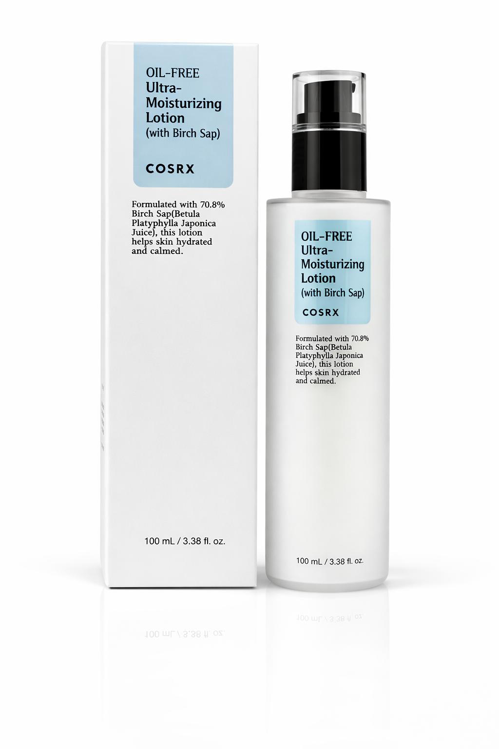 Loción hidratante oil-free de COSRX con savia de abedul para piel mixta y grasa