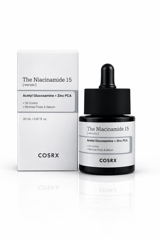 Sérum facial COSRX The Niacinamide 15 con niacinamida para controlar el sebo, minimizar poros y mejorar la textura de la piel