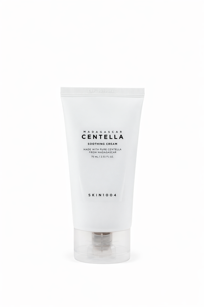 Crema facial calmante SKIN1004 Madagascar Centella Soothing Cream con centella asiática para hidratar, calmar y reforzar la barrera de la piel