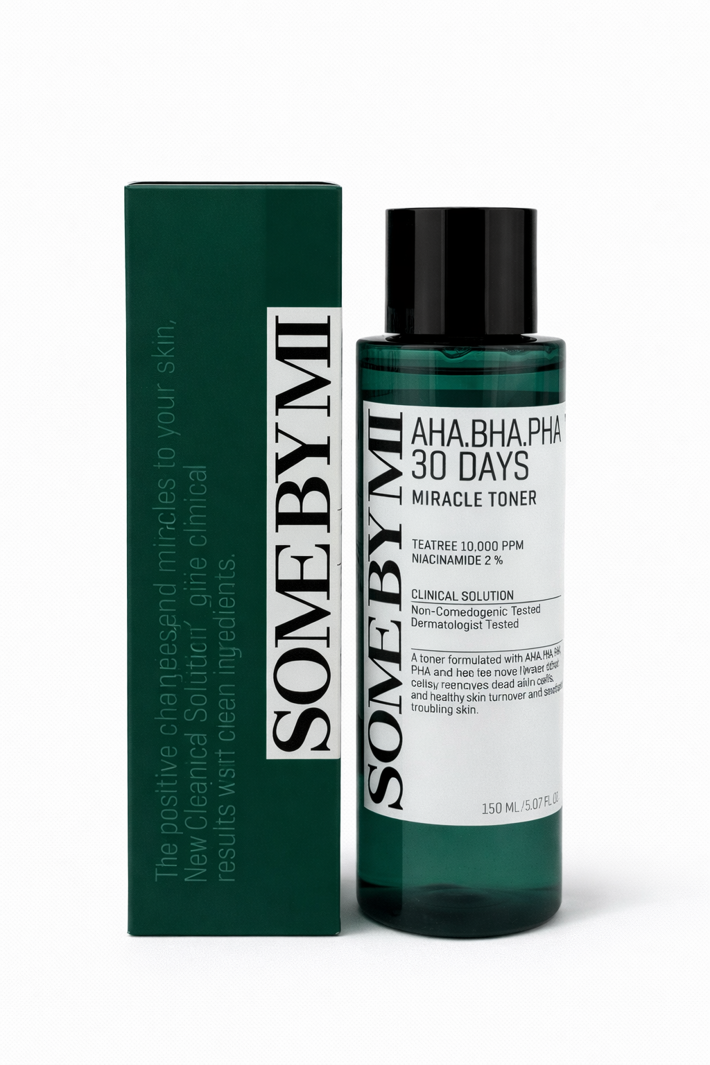 Tónico facial exfoliante SOME BY MI AHA BHA PHA 30 Days Miracle Toner con ácidos para limpiar poros, reducir imperfecciones y mejorar la textura de la piel