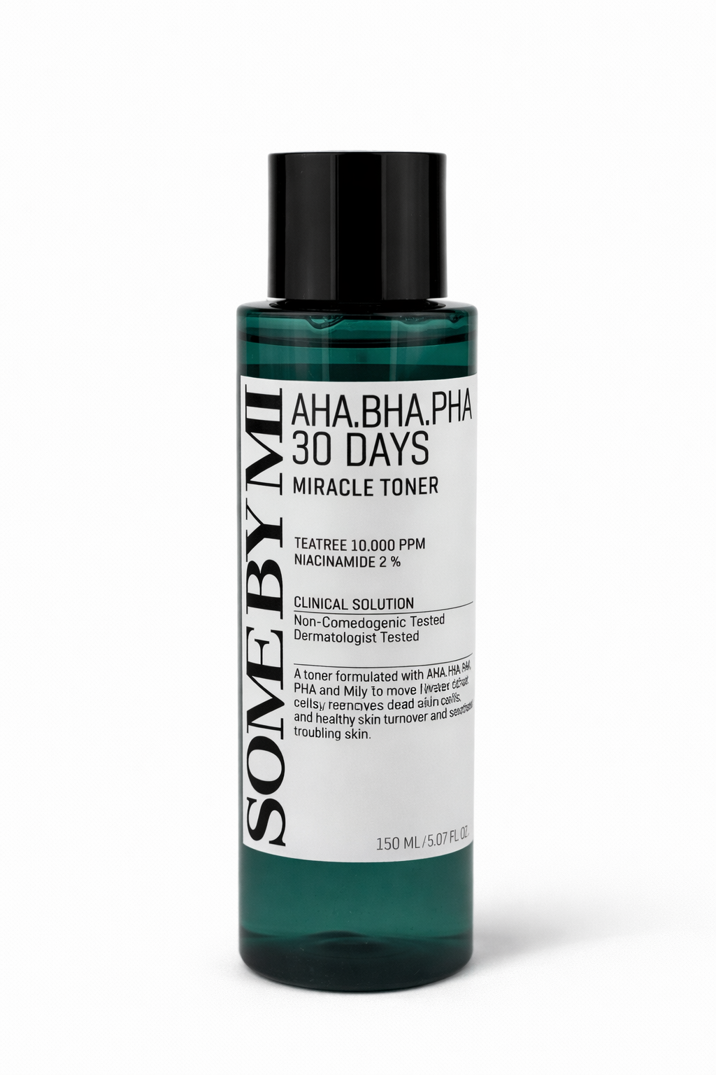 Tónico facial exfoliante SOME BY MI AHA BHA PHA 30 Days Miracle Toner con ácidos para limpiar poros, reducir imperfecciones y mejorar la textura de la piel