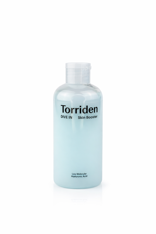 Tónico hidratante Torriden DIVE-IN con ácido hialurónico que aporta hidratación profunda, mejora la elasticidad y deja la piel suave y fresca